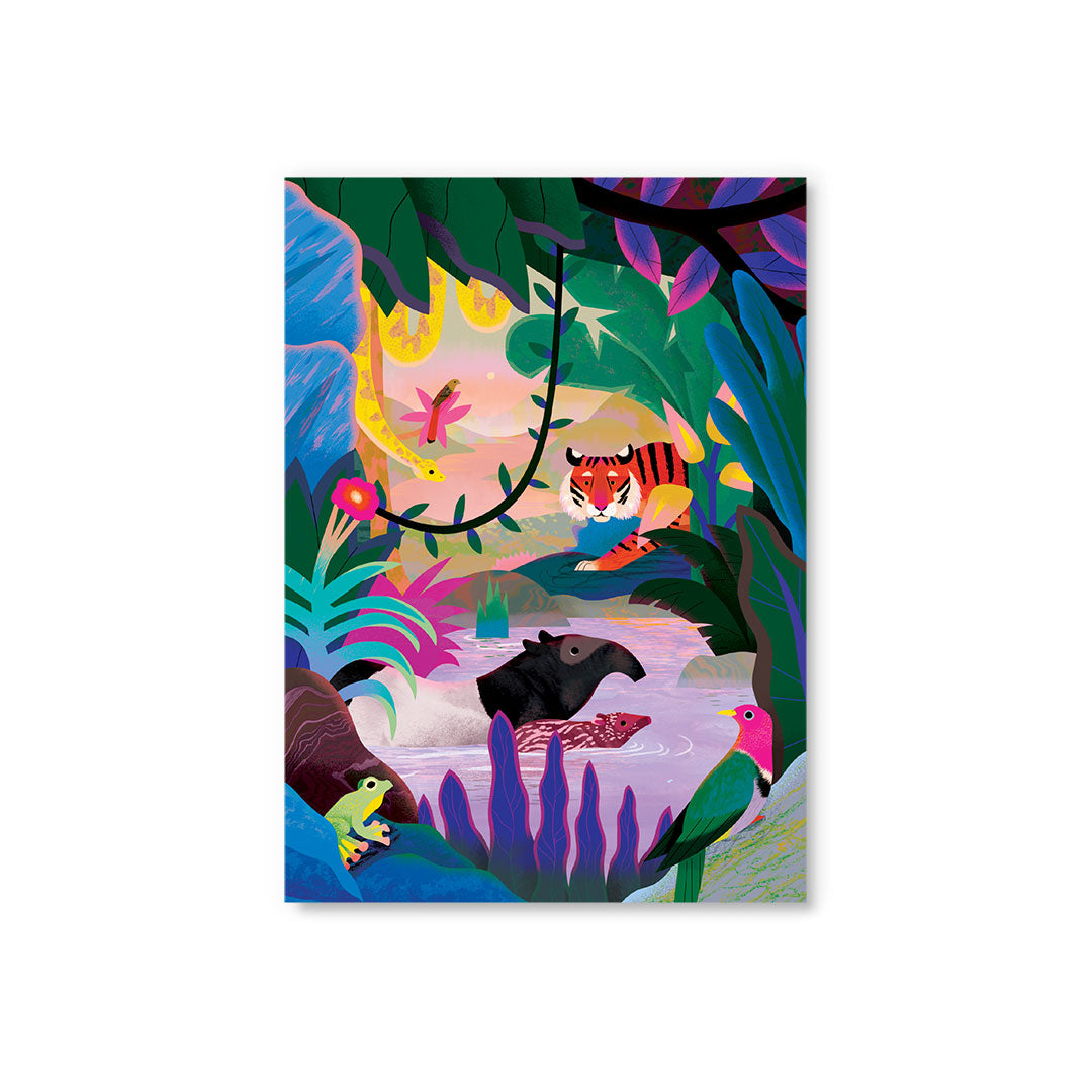Picture of Animals of the Sumatran Jungle Postcard (12482)