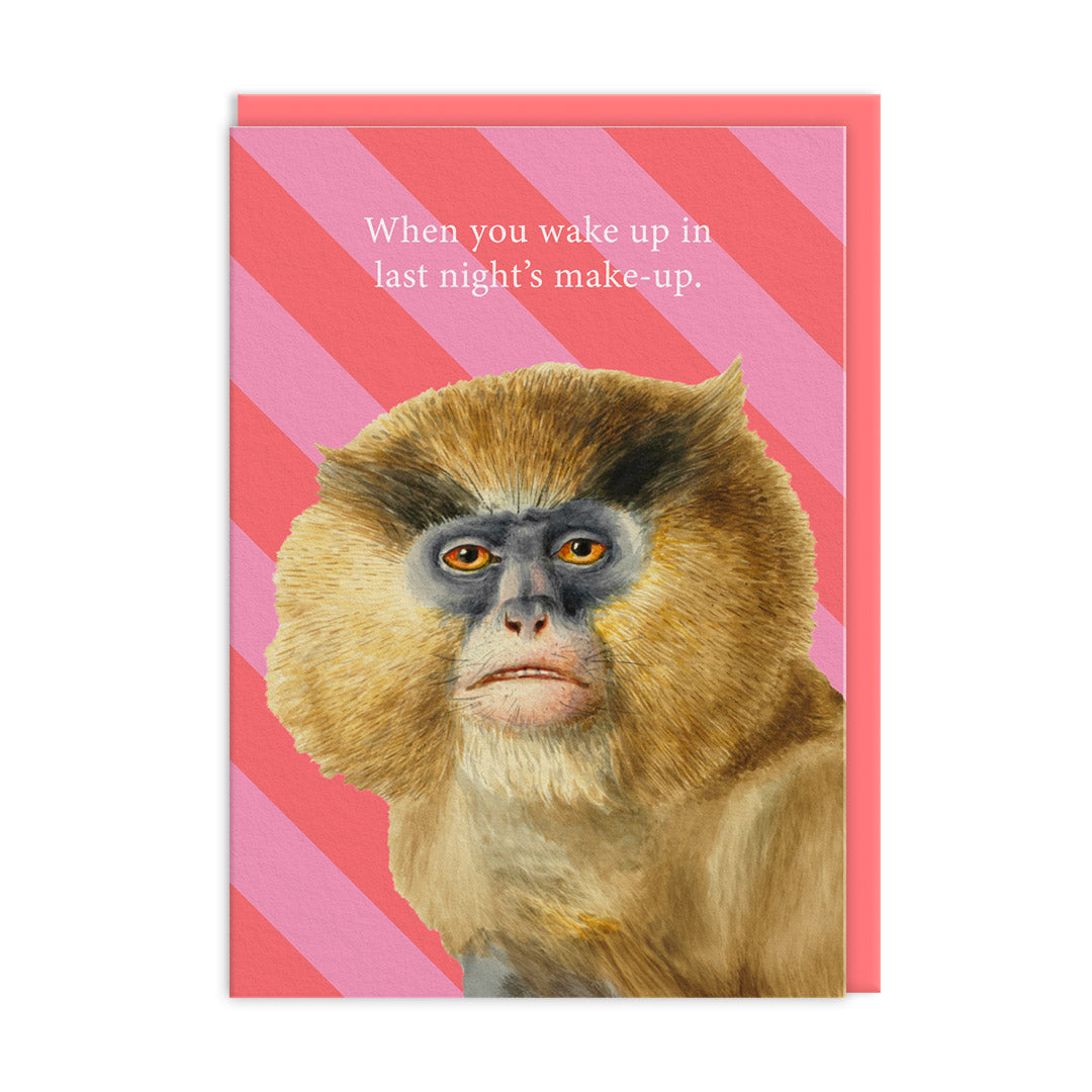 Picture of Last Night's Make Up Greeting Card (12185)
