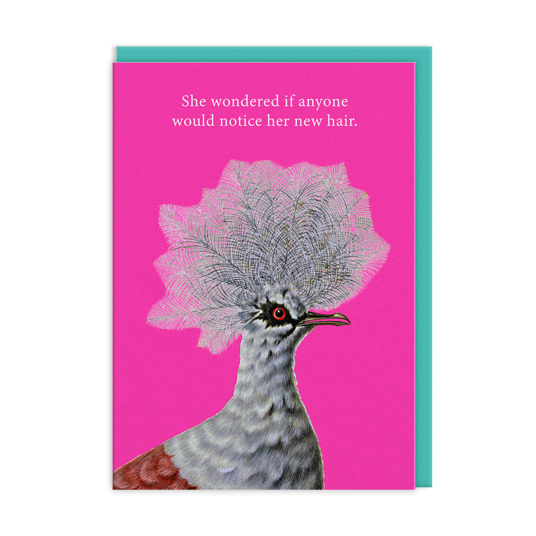 Picture of New Hair Greeting Card (12187)