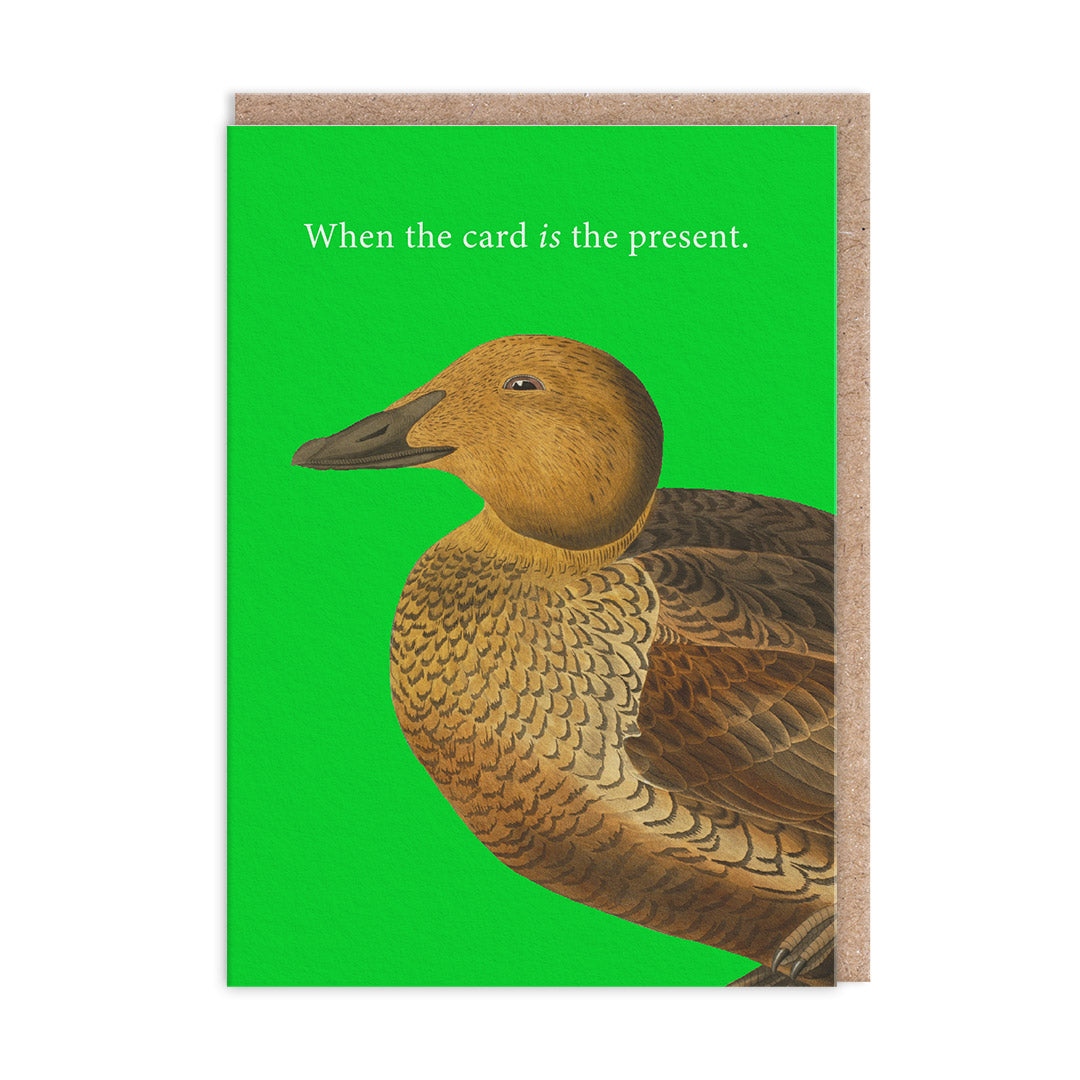 Picture of Card Is The Present Greeting Card (12237)