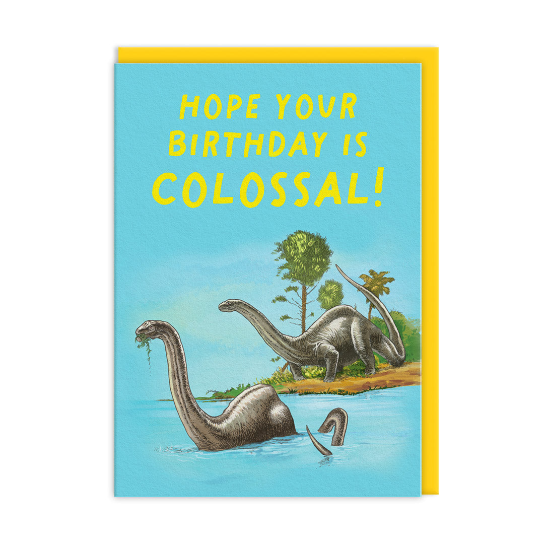 Picture of Brontosaurus Greeting Card (12346)