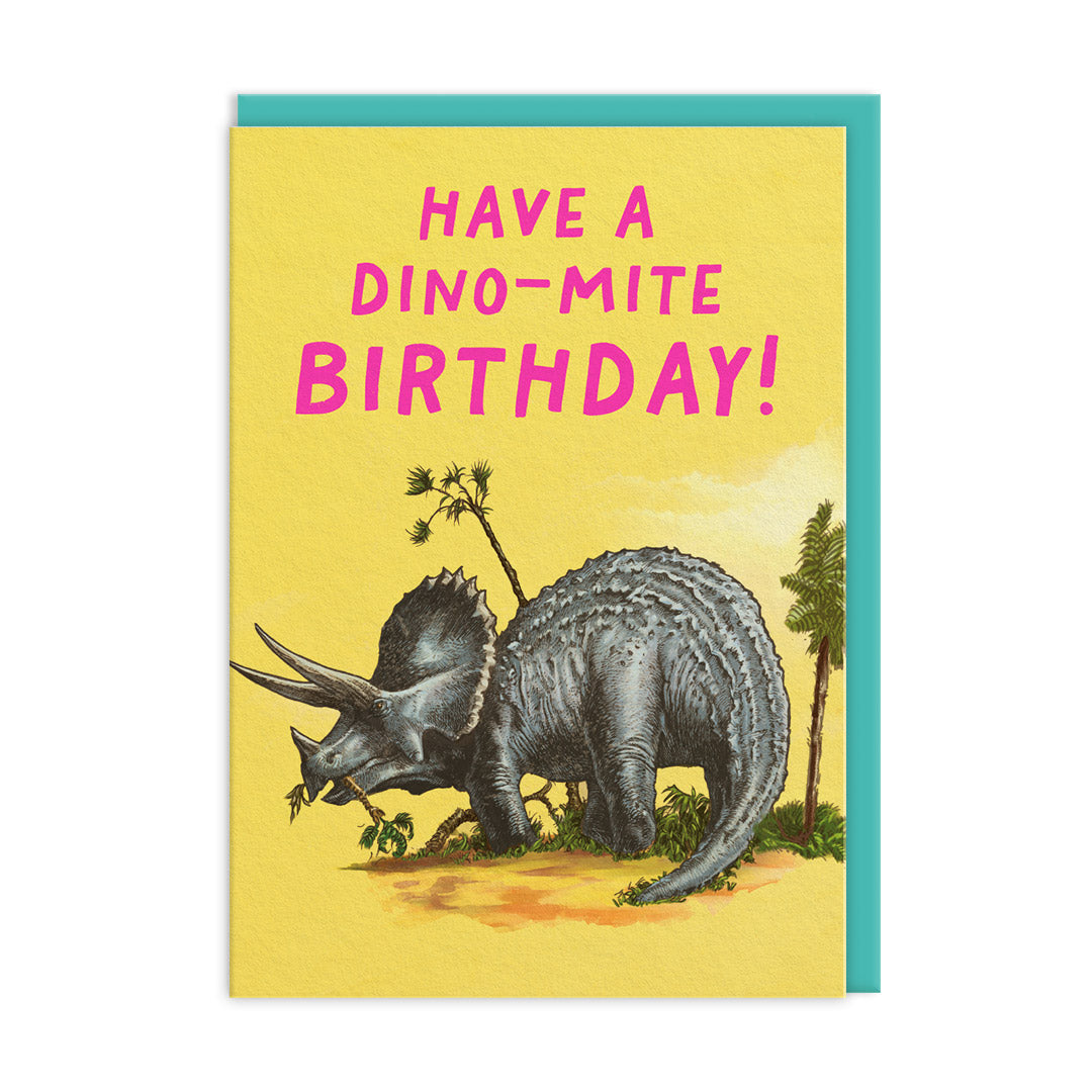 Picture of Triceratops Greeting Card (12348)