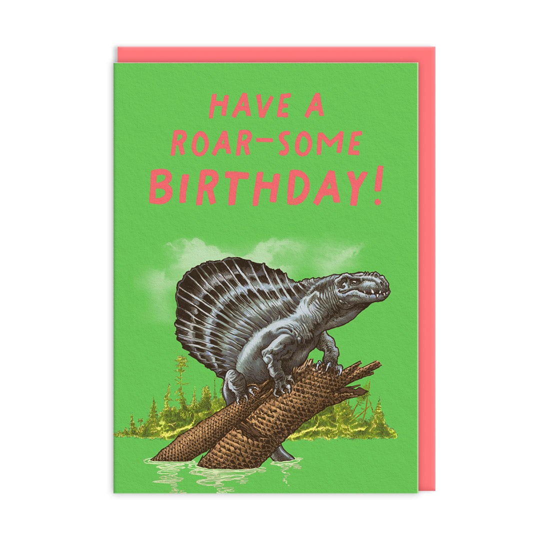 Picture of Dimetrodon Greeting Card (12350)