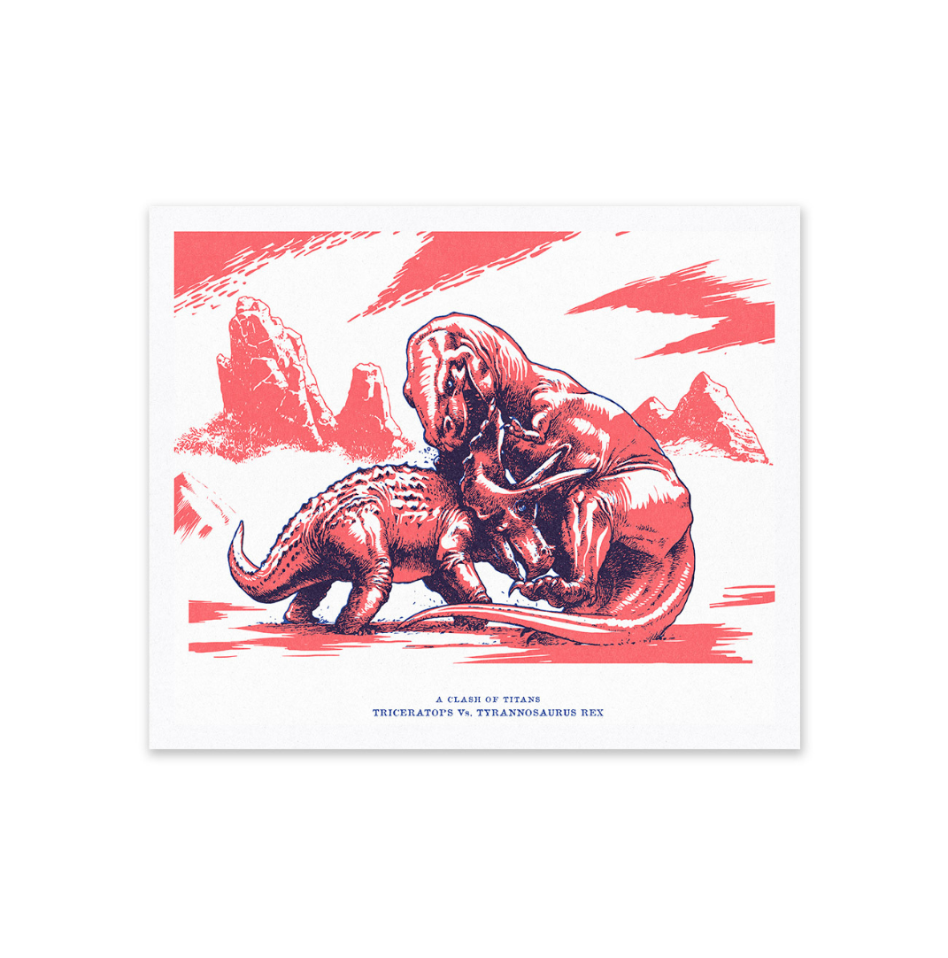 Picture of A Clash of Titans Riso Print (10x12) (12522)