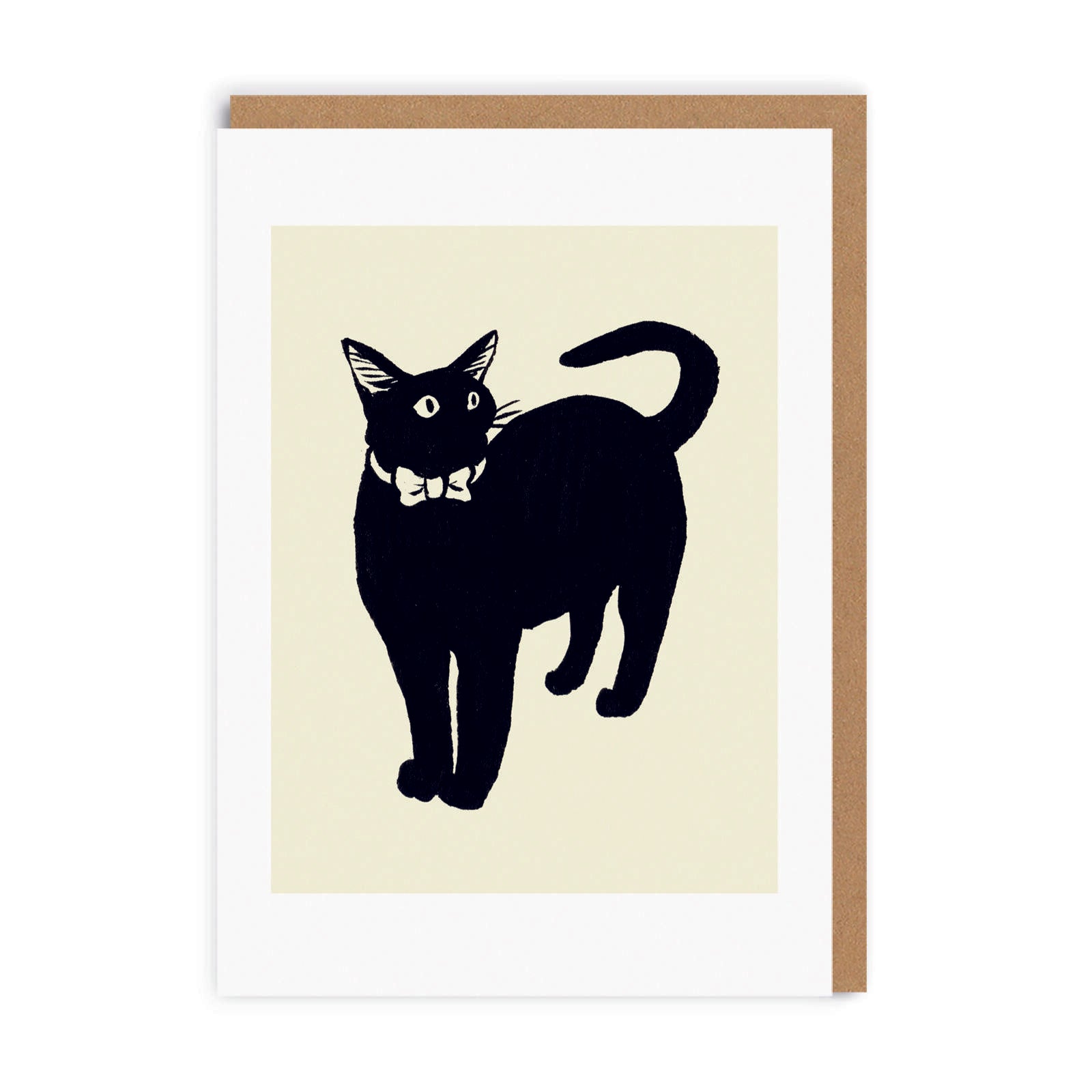 Picture of Cat in Bow Tie Greeting Card (7597)