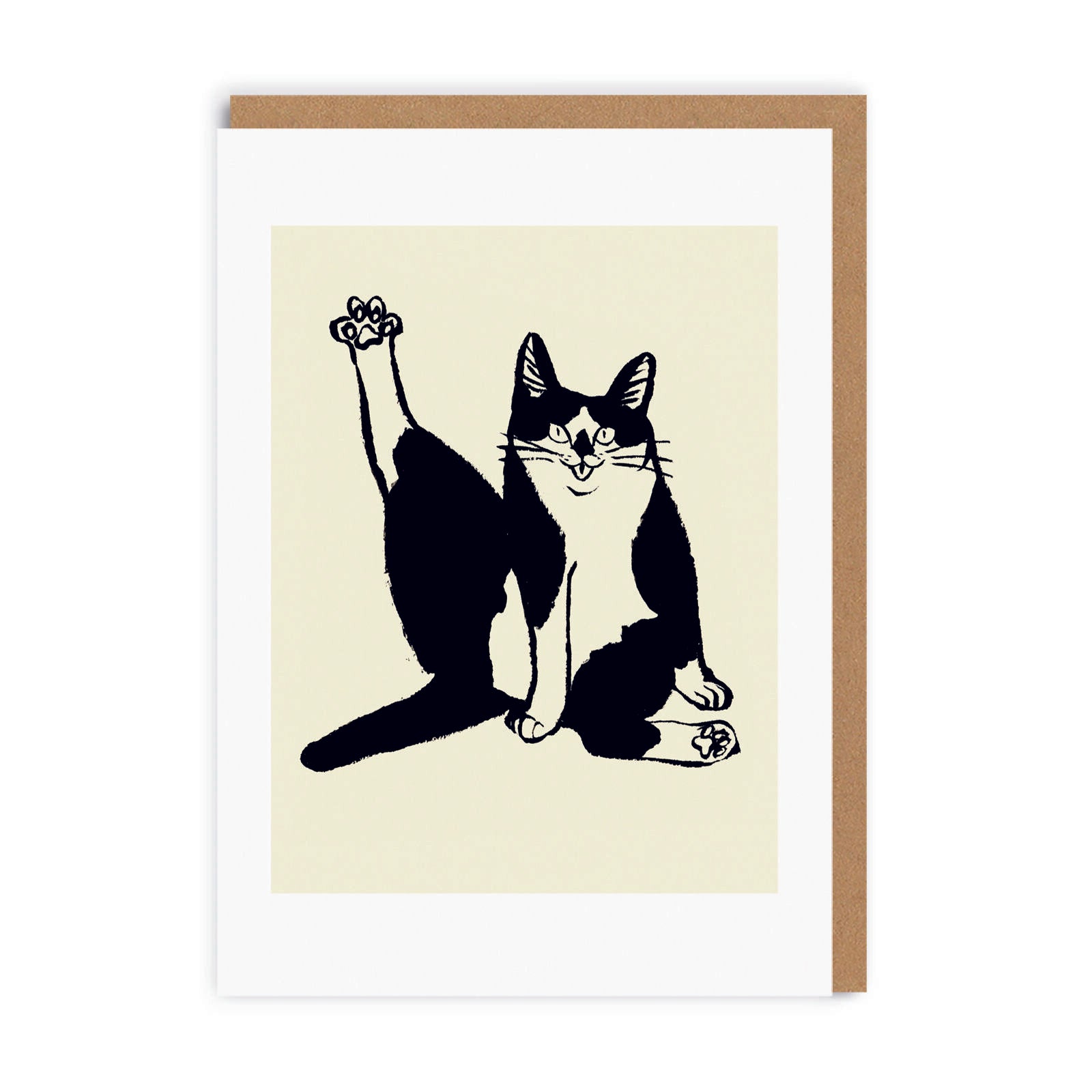 Picture of Cat Pose Greeting Card (7598)