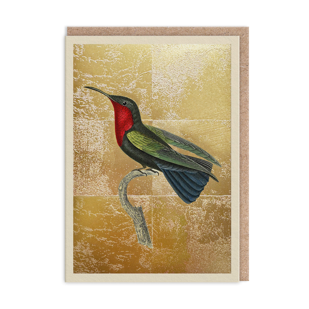 Picture of Garnet-Throated Hummingbird Greeting Card (11994)