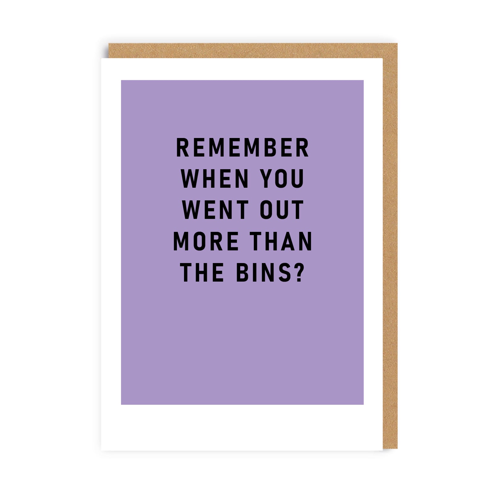 Picture of Out More Than The Bins Greeting Card (9232)