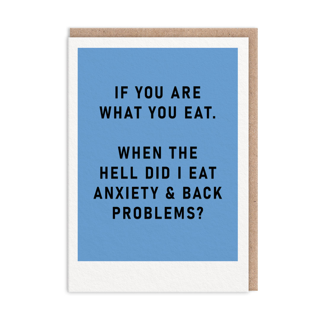 Picture of You Are What You Eat Greeting Card (9244)