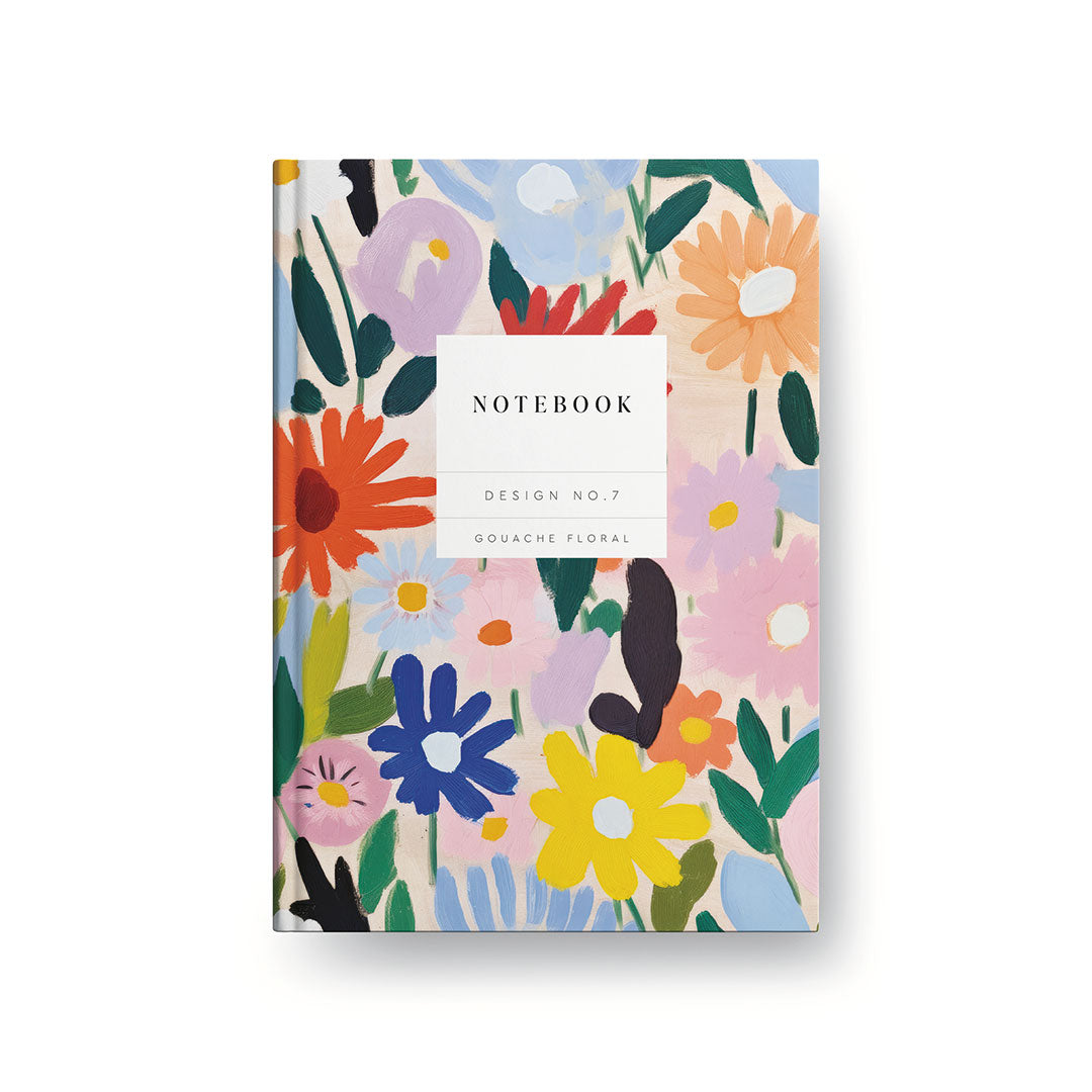 Picture of Design No.7 Floral Hardback Notebook (10579)