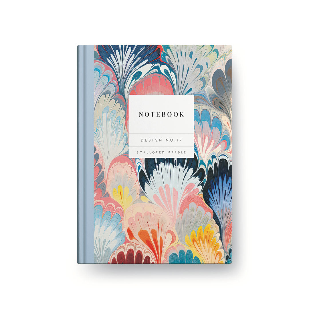 Picture of Design No.17 Scalloped Hardback Notebook (10589)