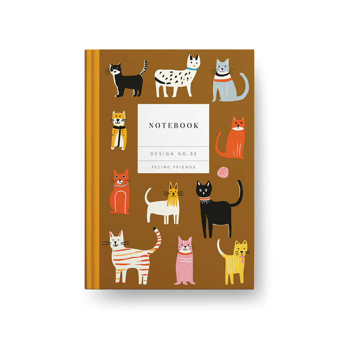 Picture of Design No.32 Feline Hardback Notebook (10604)