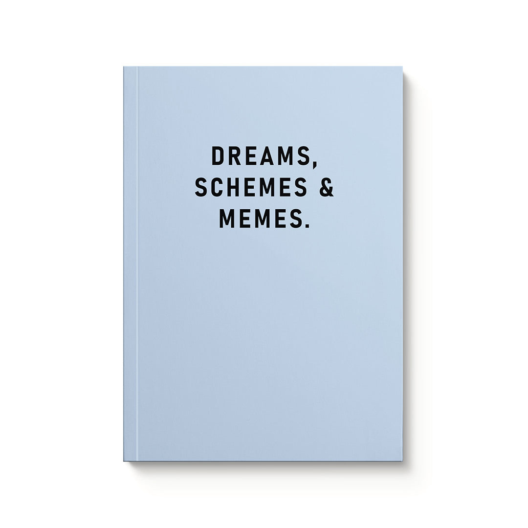 Picture of Dreams, Schemes & Memes Paperback Notebook(10422)