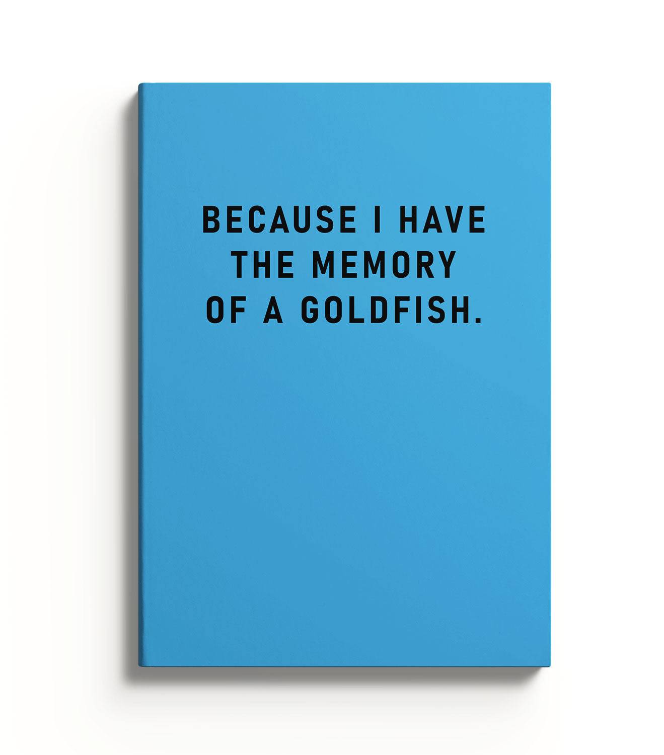 Picture of Memory Of A Goldfish Paperback Notebook (9505)