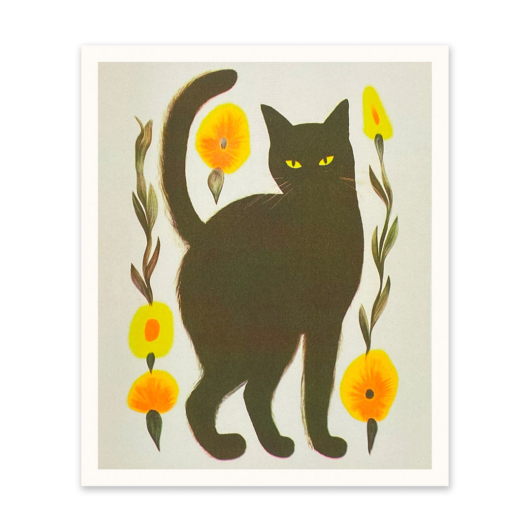 Picture of Black Cat Riso Print (10x12) (10990)