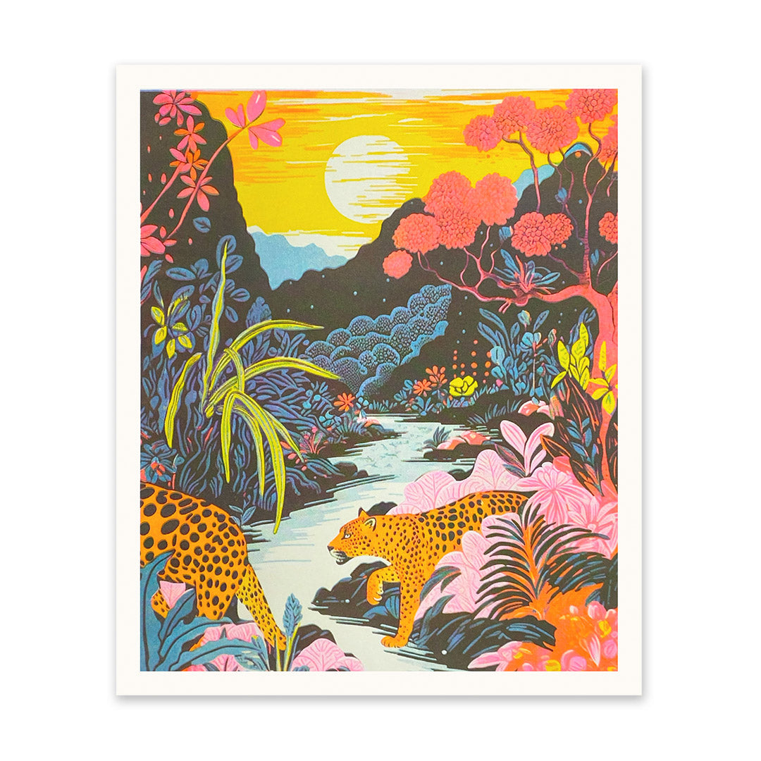 Picture of Leopards in The Jungle Riso Print (10x12) (11004)
