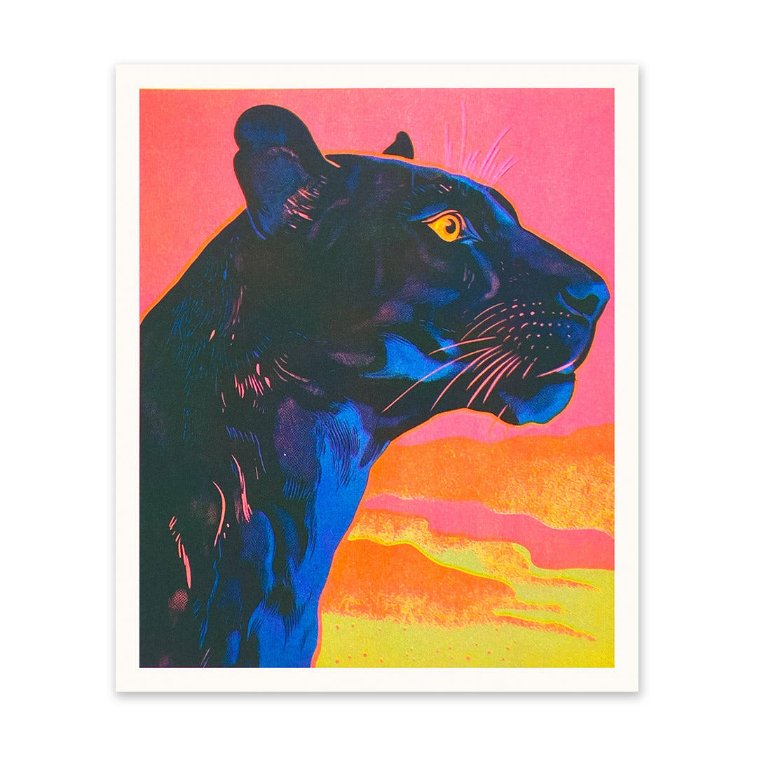Picture of Black Panther Riso Print (10x12) (11007)