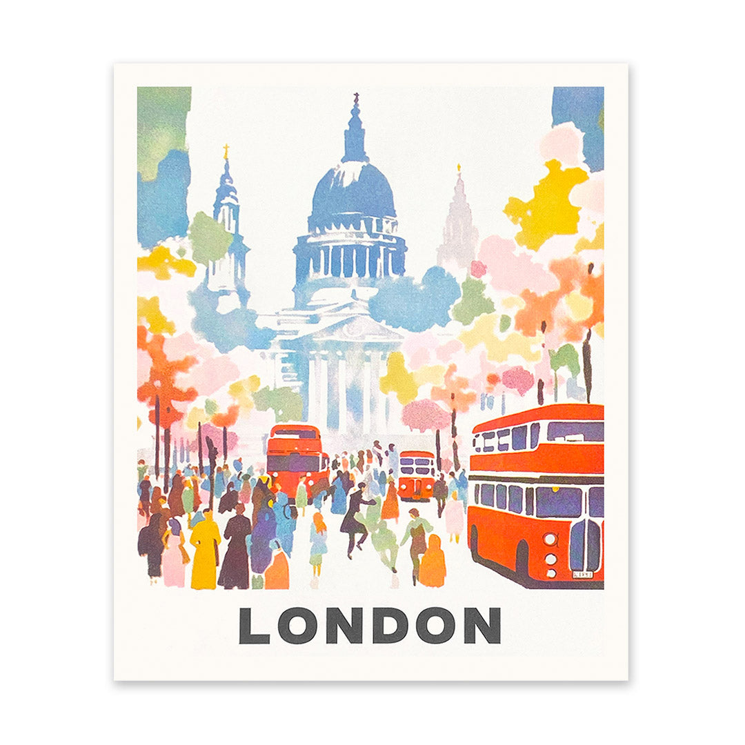 Picture of St Paul's Cathedral 4 Riso Print (10x12) (11121)