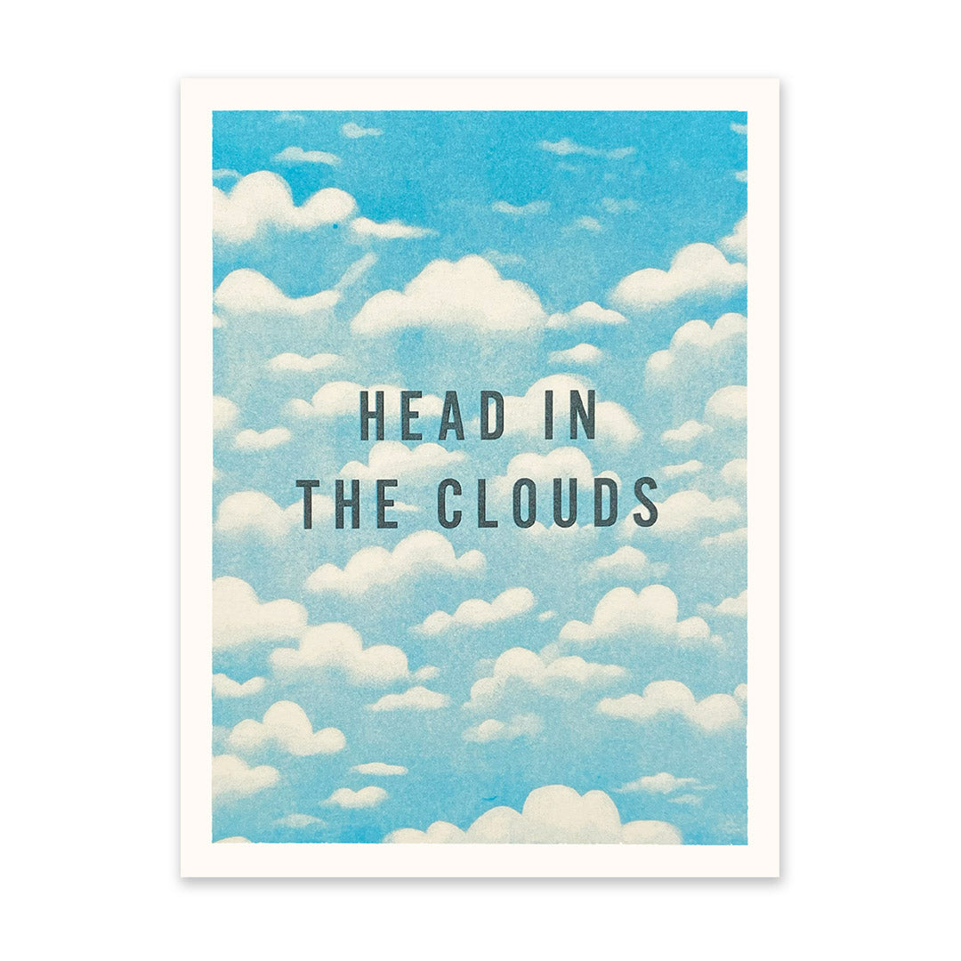 Picture of Head In The Clouds Riso Print (6x8) (11057)