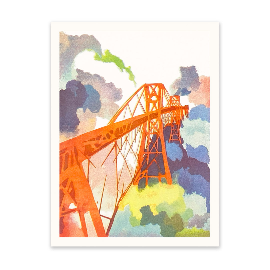 Picture of Forth Bridge Riso Print (6x8) (11123)