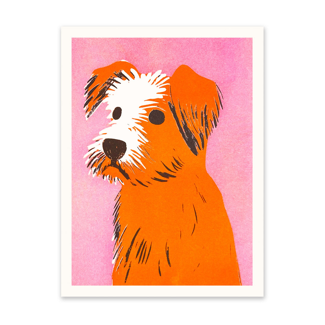 Picture of Mid Century Dog 2 Riso Print (6x8) (11218)