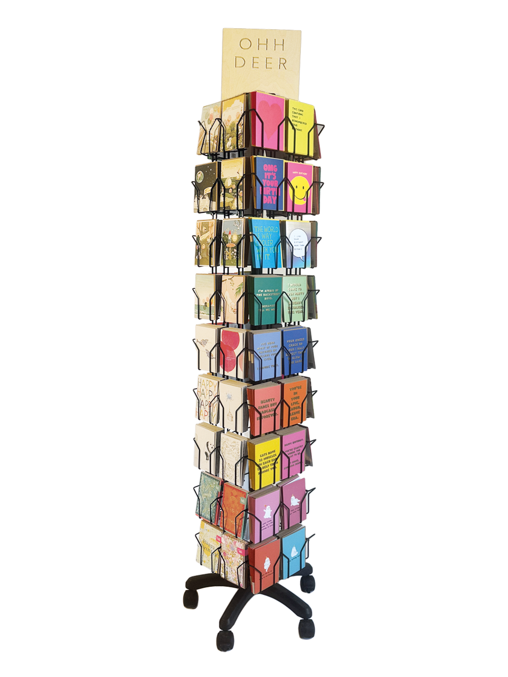 Picture of Flat Packed - 72 Pocket Card Spinner (POS04)
