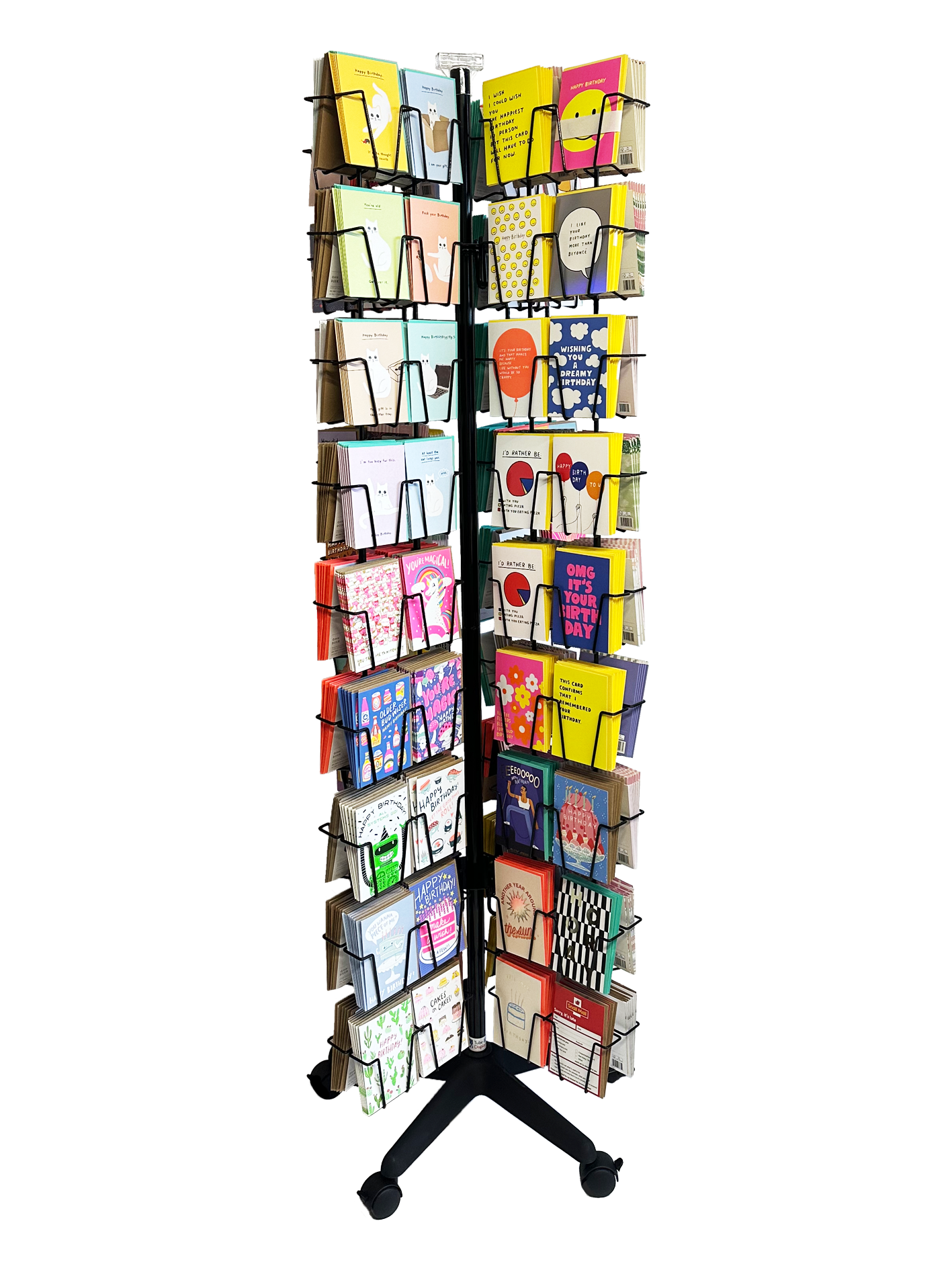 Picture of Flat Packed - 144 Pocket Card Spinner (POS06)