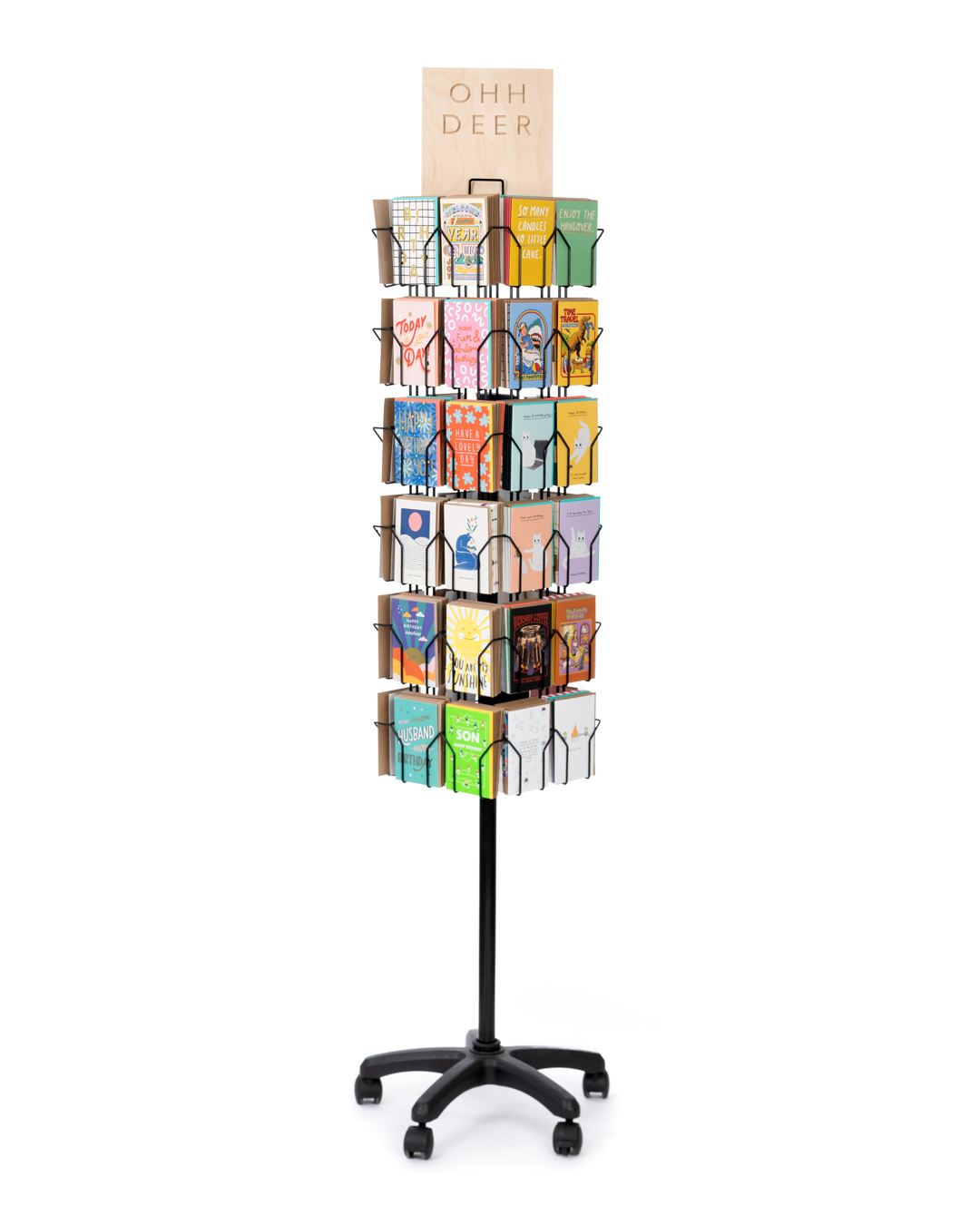 Picture of Flat Packed - 48 Pocket Card Spinner (POS18)
