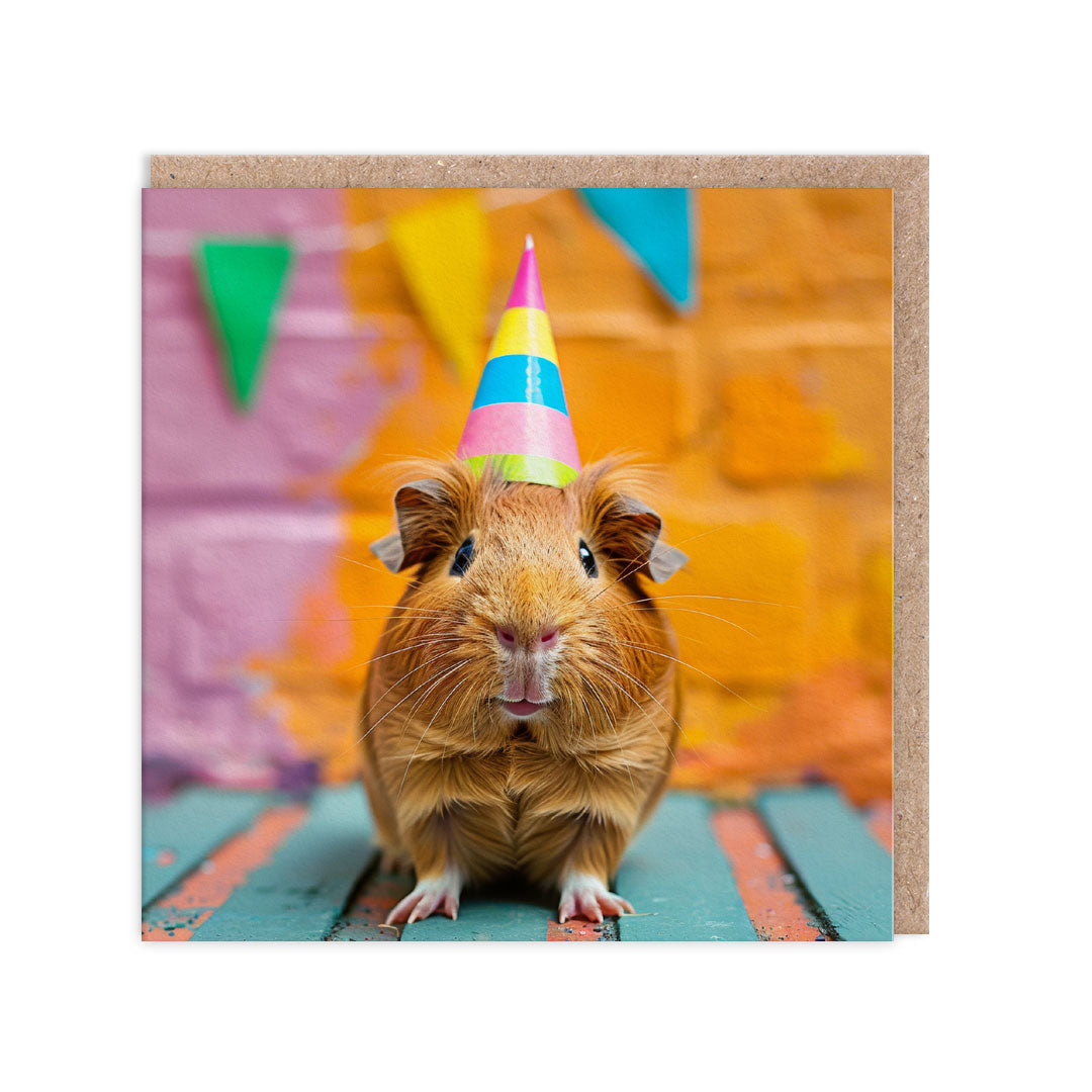 Picture of Birthday Guinea Pig Greeting Card (11550)