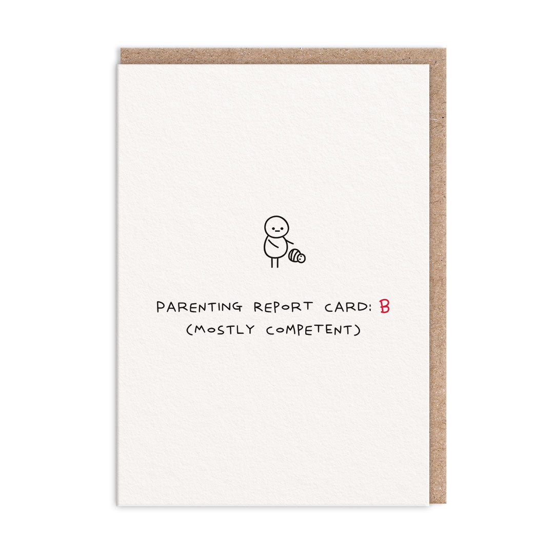 Picture of Parenting Report Card Greeting Card (10466)