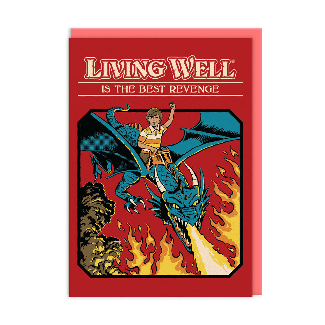 Picture of Living Well Greeting Card (11143)