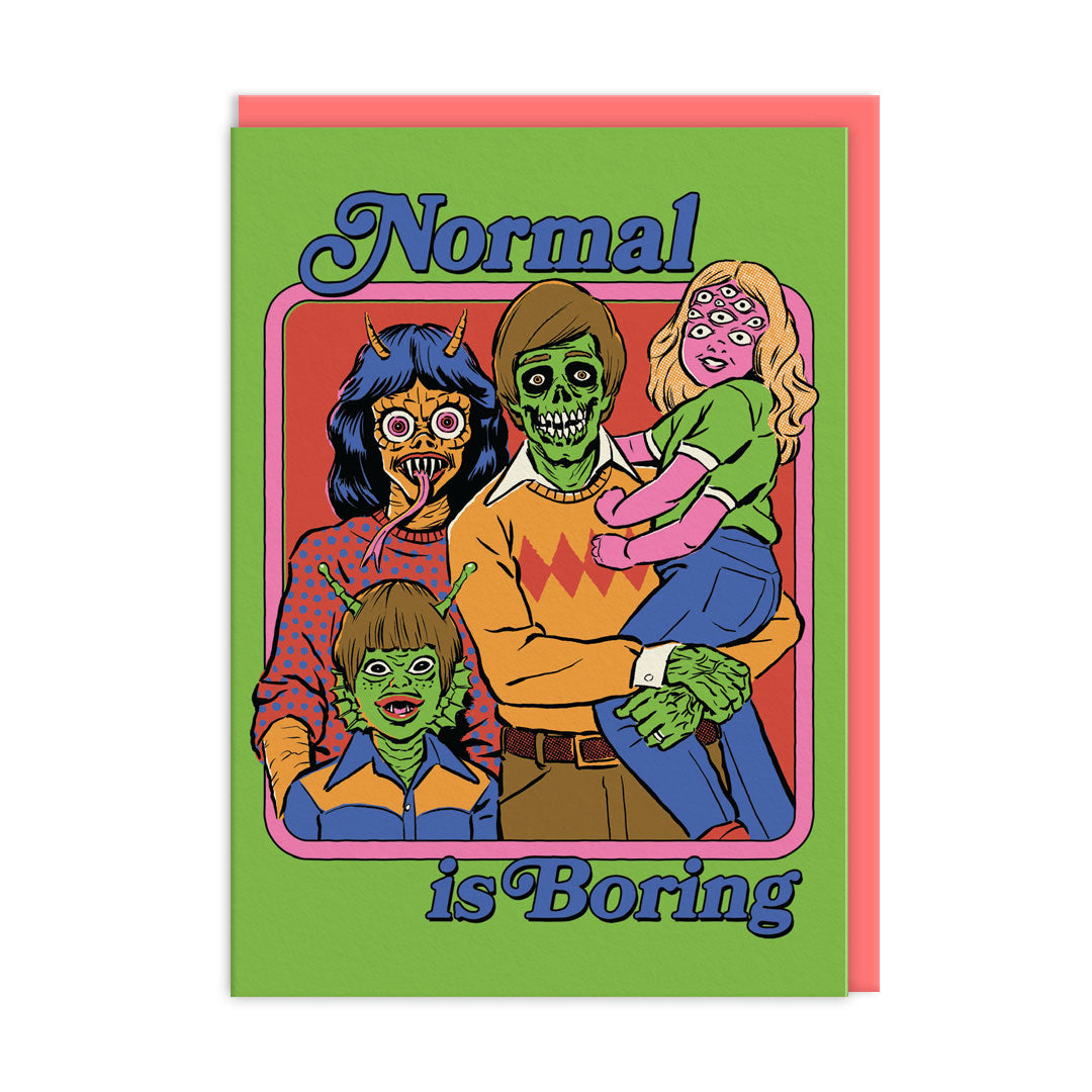 Picture of Normal Is Boring  Greeting Card (11144)