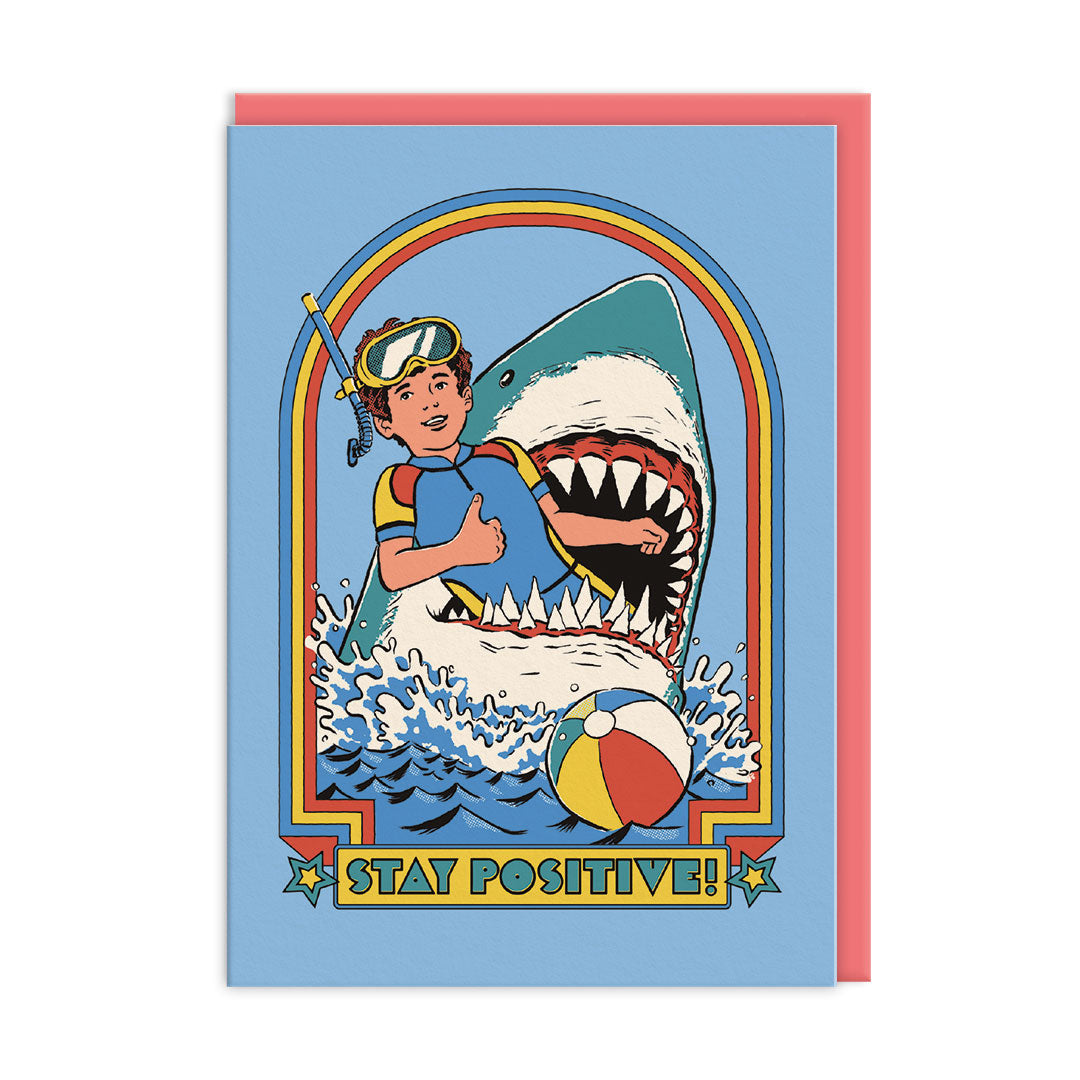 Picture of Stay Positive Greeting Card (7349)