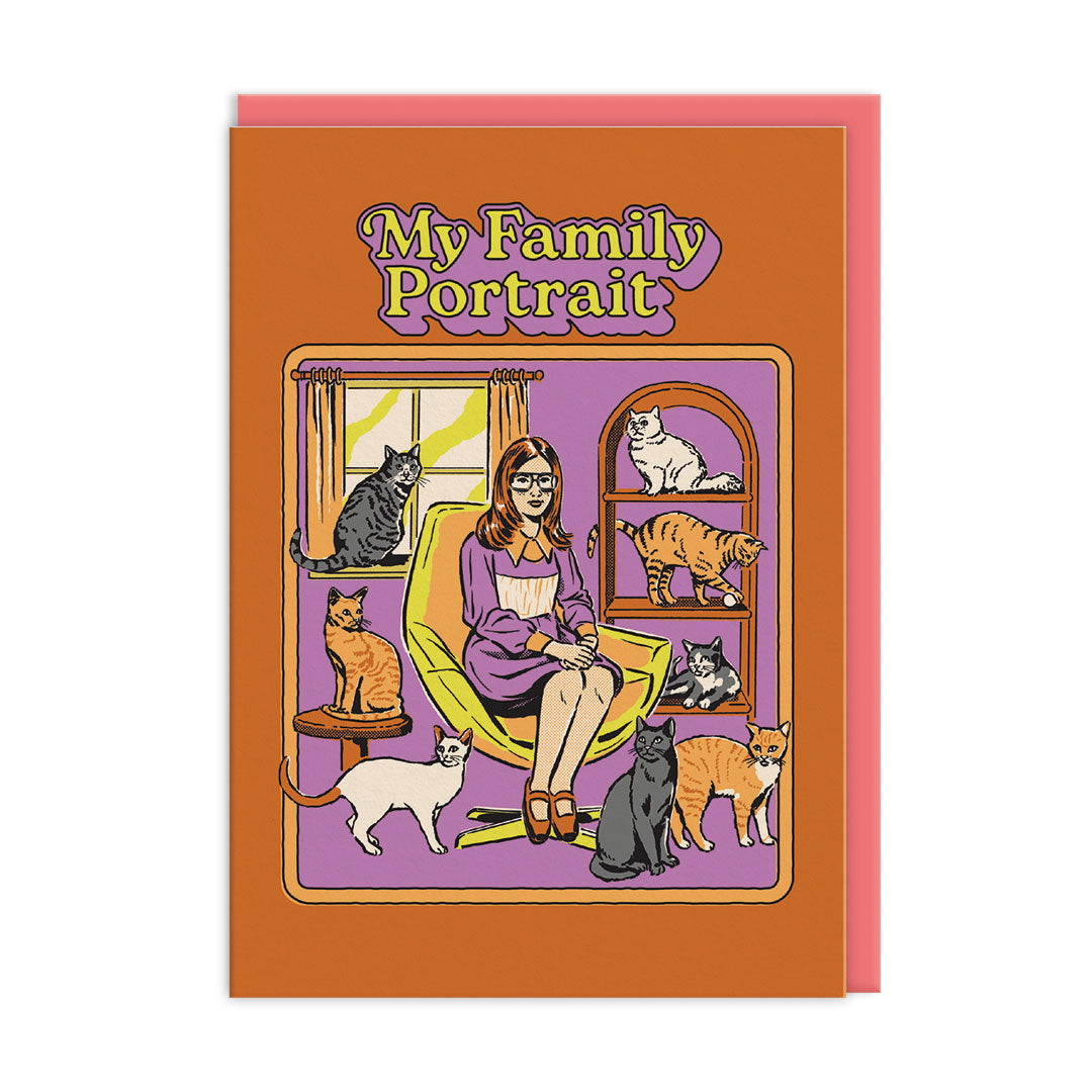 Picture of Family Portait Greeting Card (7351)