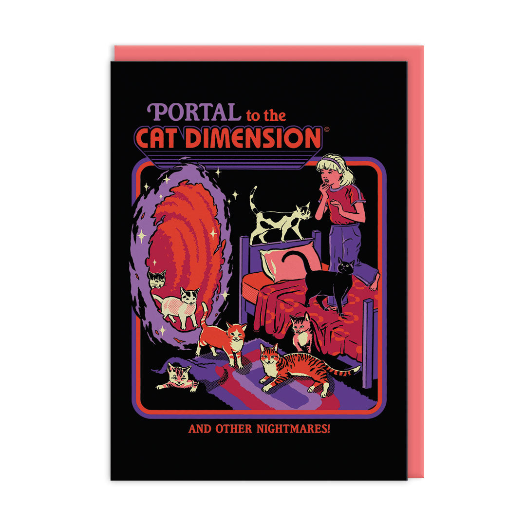 Picture of Cat Dimension Greeting Card (8812)