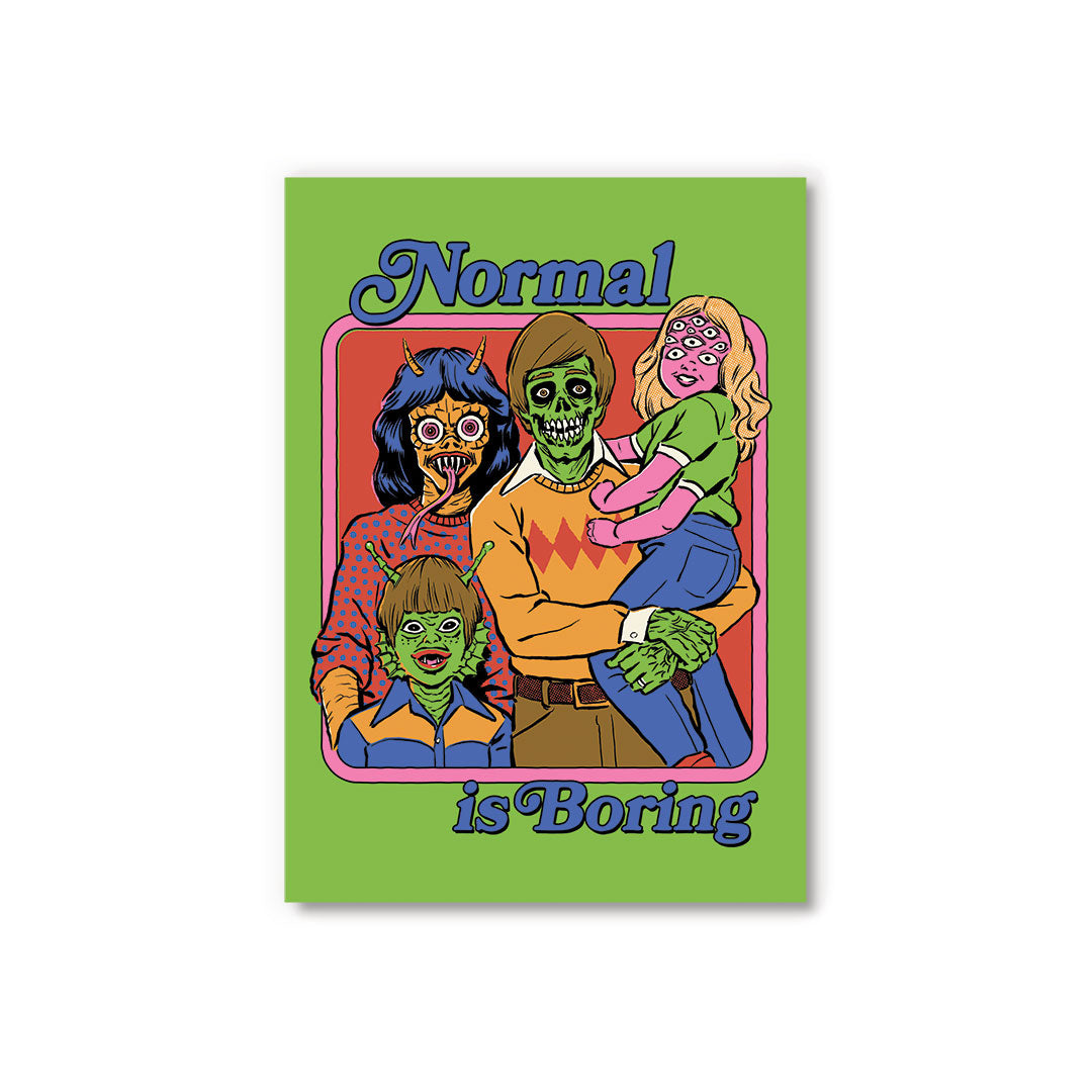 Picture of Normal Is Boring Postcard (12311)