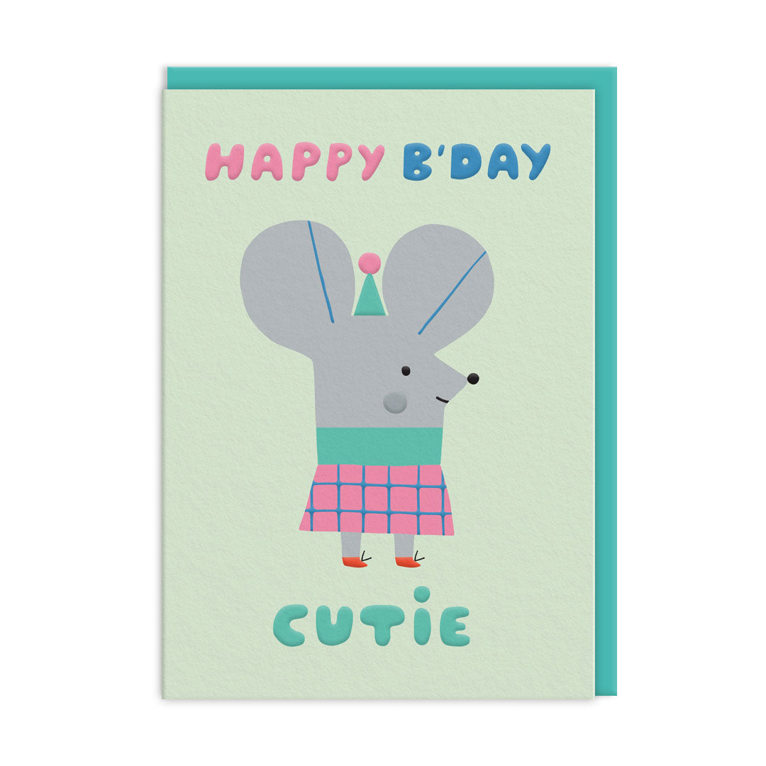 Picture of HBD Cutie Mouse Greeting Card (10443)