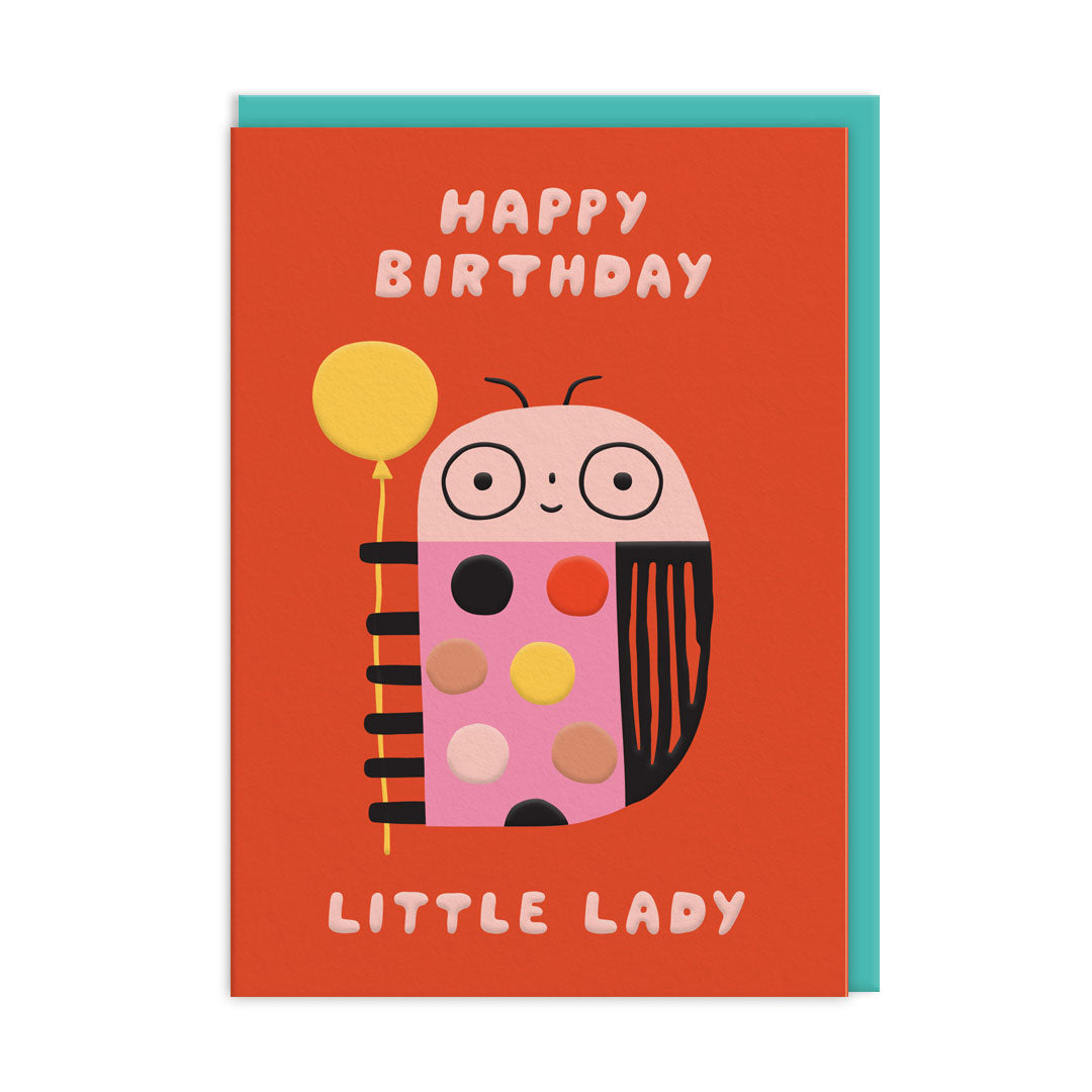 Picture of HBD Little Lady Greeting Card (10444)