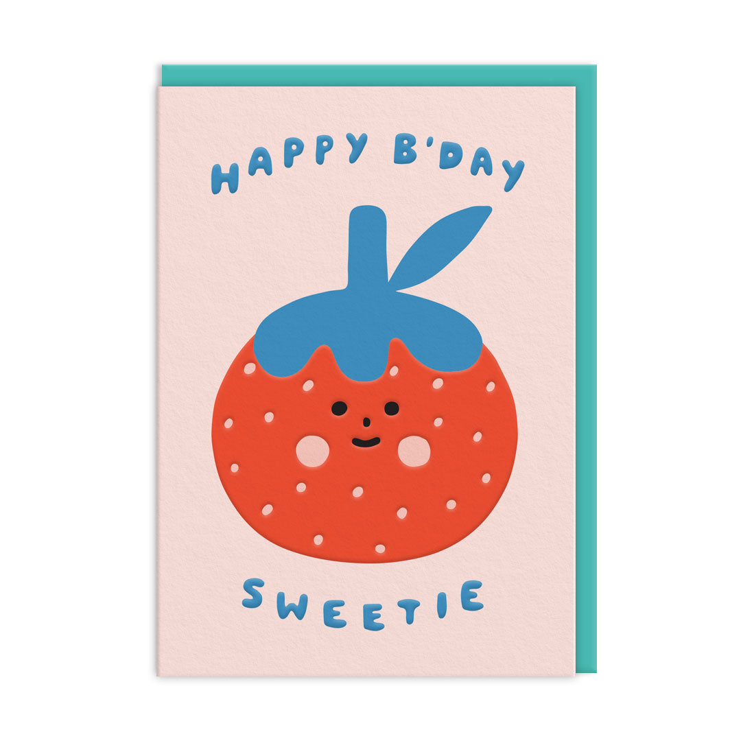 Picture of HBD Sweetie Strawberry Greeting Card (10451)