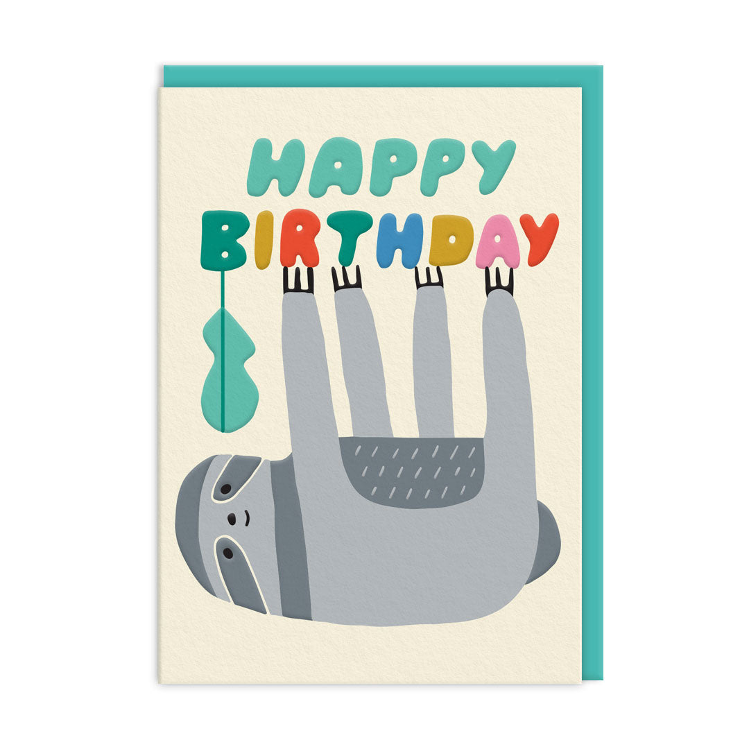 Picture of HBD Sloth Greeting Card (10453)