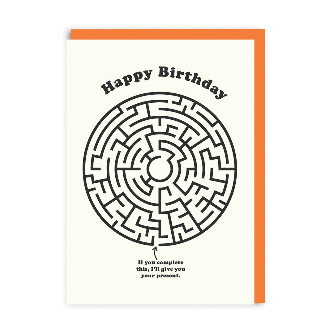 Picture of Happy Birthday Maze Card (6648)