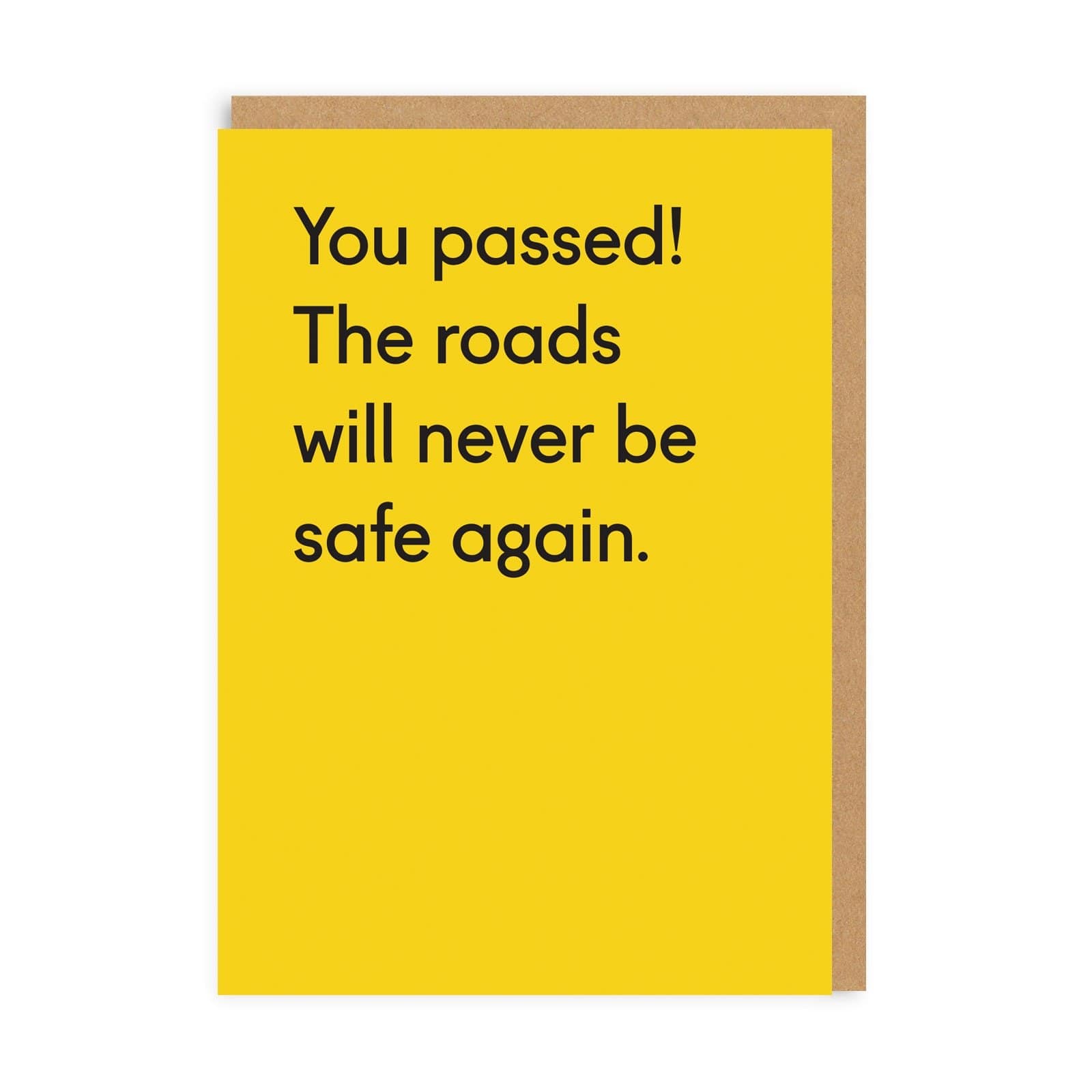 Picture of The Roads Will Never Be Safe Again Card (3055)