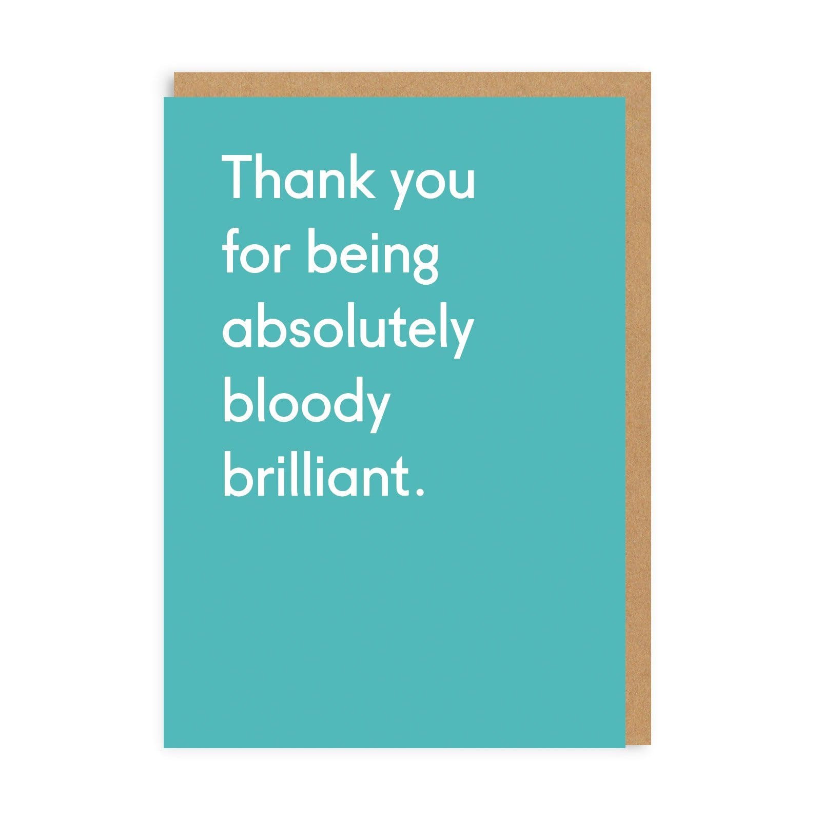 Picture of Thank You Being Bloody Brilliant Card (3664)