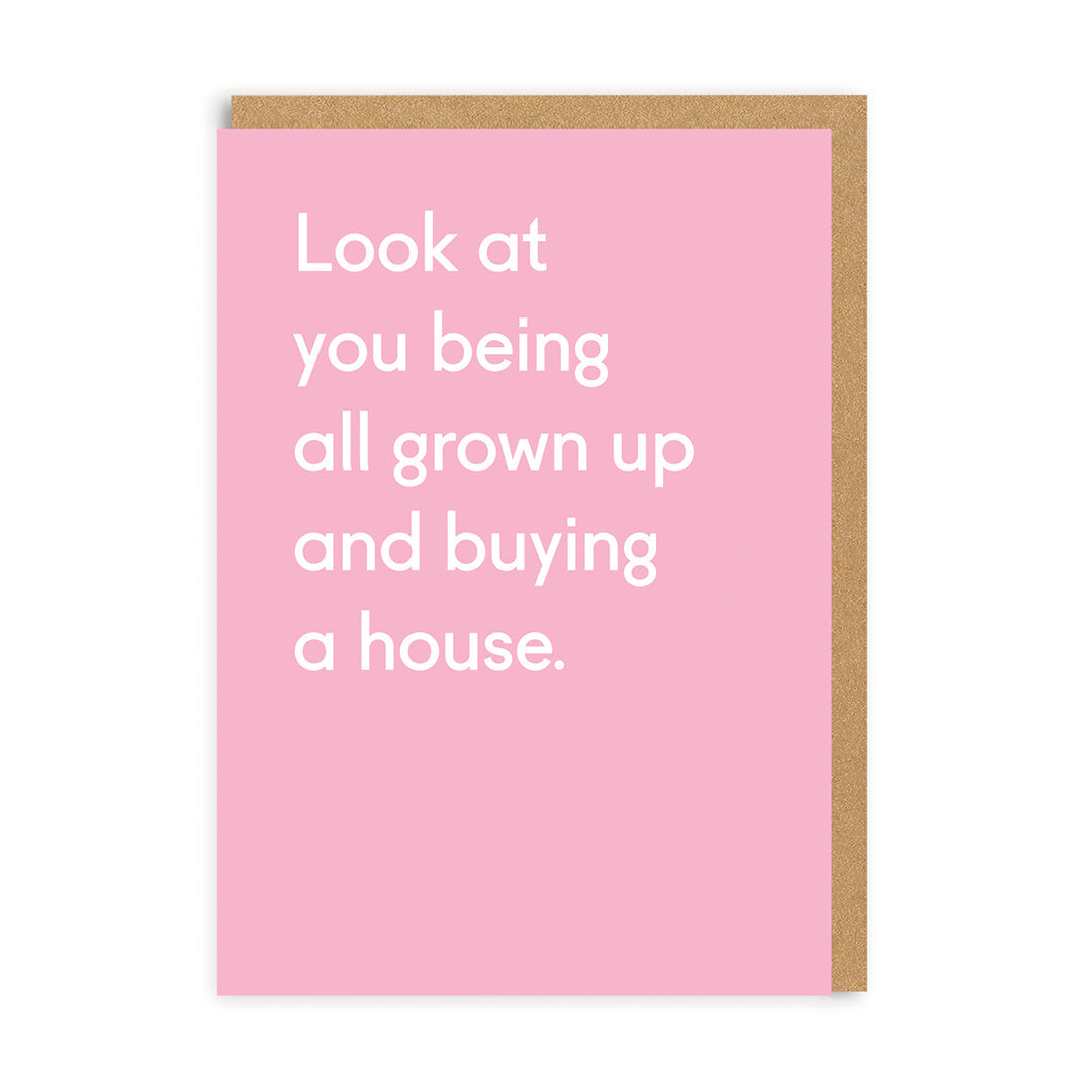 Picture of All grown up buying a house Card (6639)