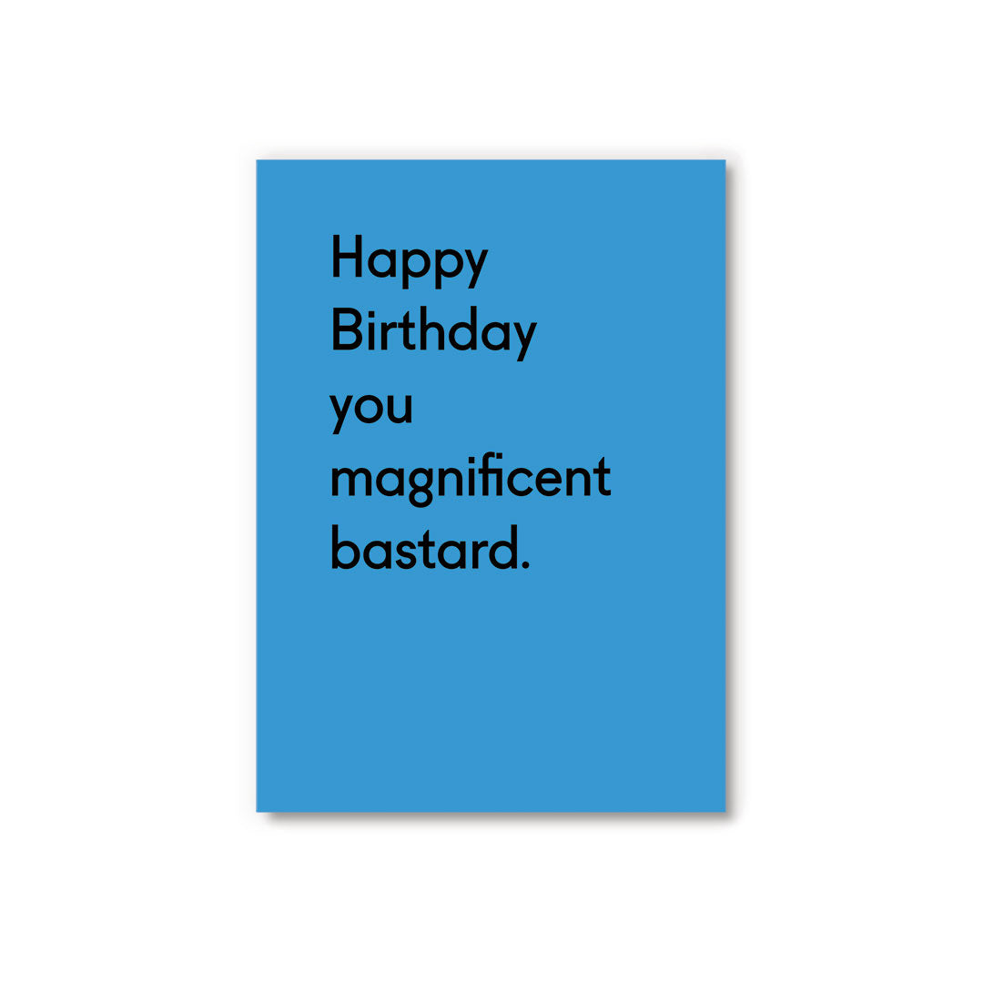 Picture of Happy Birthday You Magnificent Postcard (12316)
