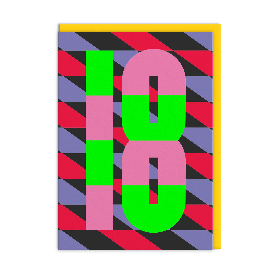 Picture of 18 Greeting Card (11424)