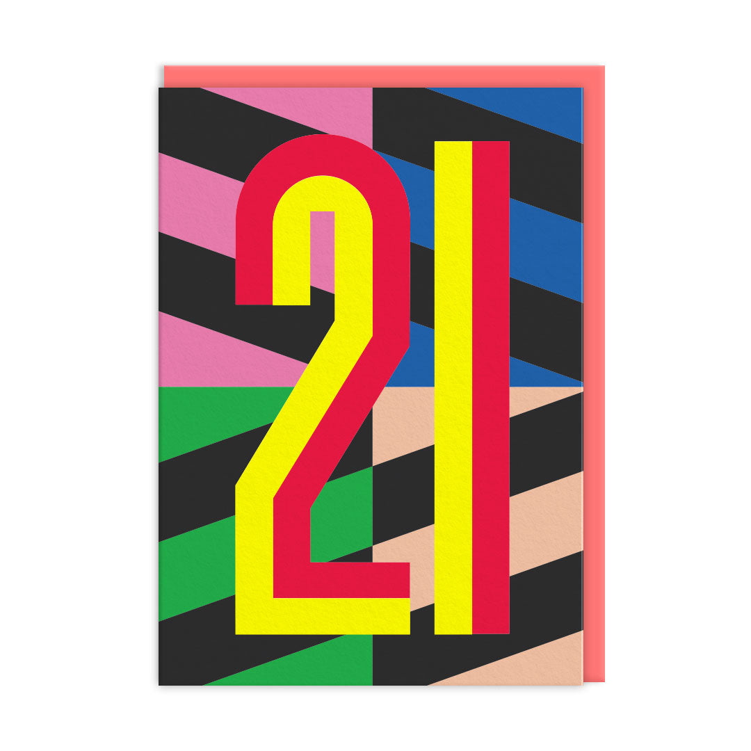 Picture of 21 Greeting Card (11425)
