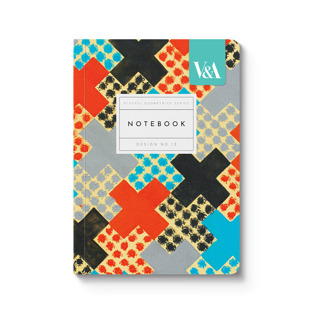 Picture of Geometrics Red and Blue Crosses Paperback (12544)