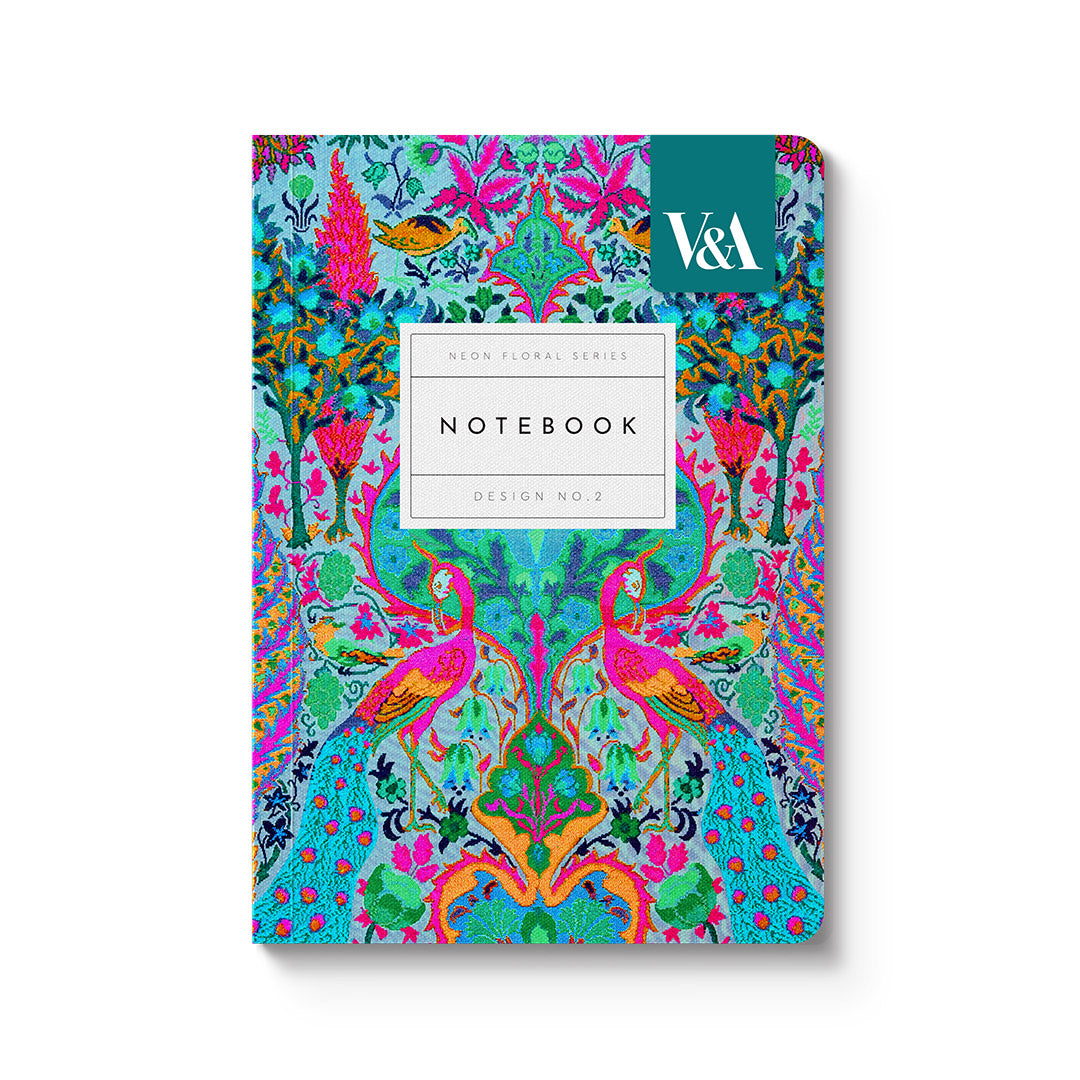 Picture of Floral Peacock Paperback Notebook (A6) (12546)
