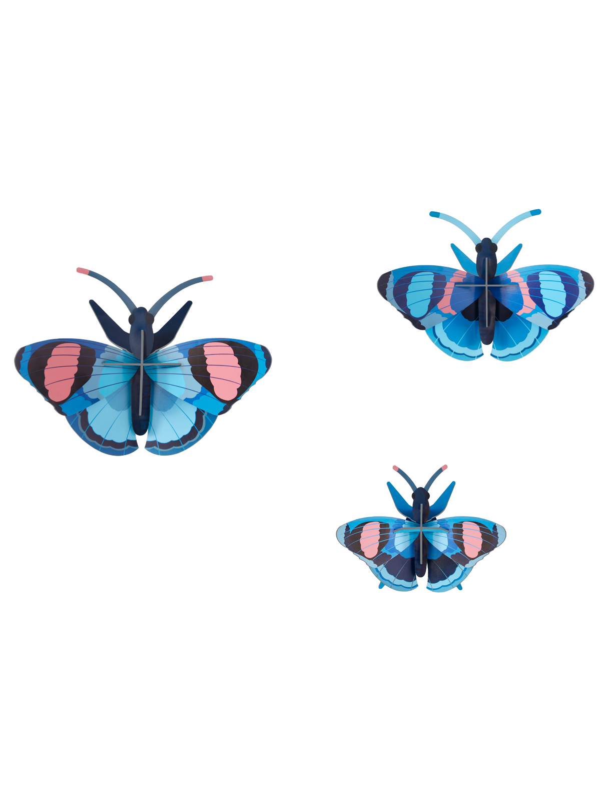 Picture of Peacock Butterflies, set of 3